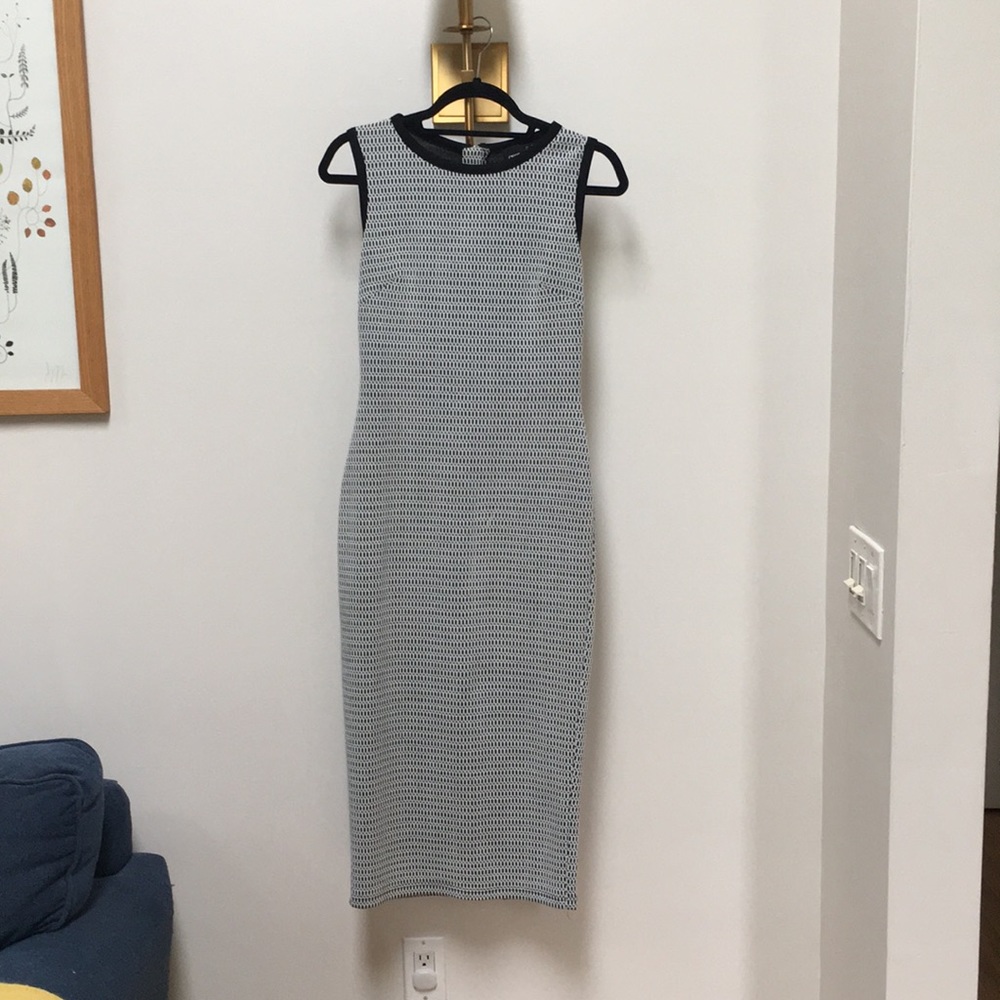 Black and white ASOS dress